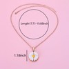 Daisy I Love You Necklace for Girls Women Gold Inspirational