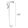 6 Pack of 3.25 Inch Valance Clips for Window Blinds