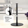 Kitchen Roll Holder Countertop, OBODING, Black Kitchen Paper Towel Holder