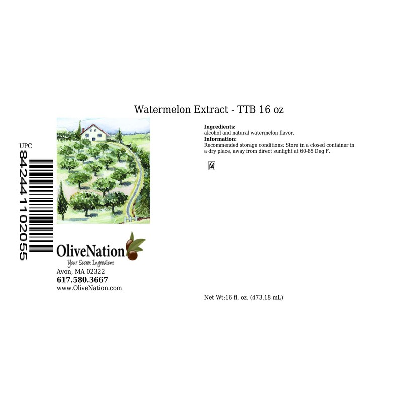 OliveNation Watermelon Extract - 16 ounces - Premium Quality Flavoring