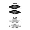 YOUTOOCAR 2PCS Stainless Steel Front Door A-Pillar Speaker Covers Trim