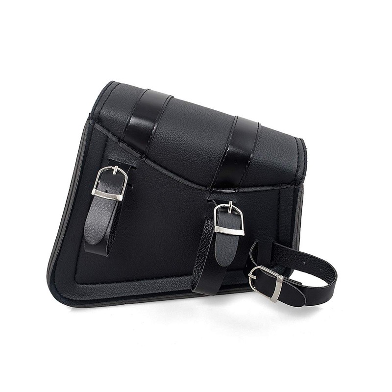Motorcycle PU Leather Saddle Bag Universal Motorcycle Tool Bags (Right)