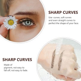 Tatuajes Temporales para Cejas Color Café 6d, 9 Hojas Adhesivos de Transferencia, Efecto Natural y Completo, Reutilizables, Impermeables