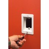 Arlington LVU2W-1 Recessed Low Voltage Mounting Bracket with Paintable Wall