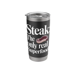Carnivore Diet Meat-Based Nutrition Zero-Carb Primal Eating Stainless Steel Insulated Tumbler