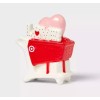Spritz Target Spritz Valentine’s Day Ceramic LOVE Cart & Bullseye