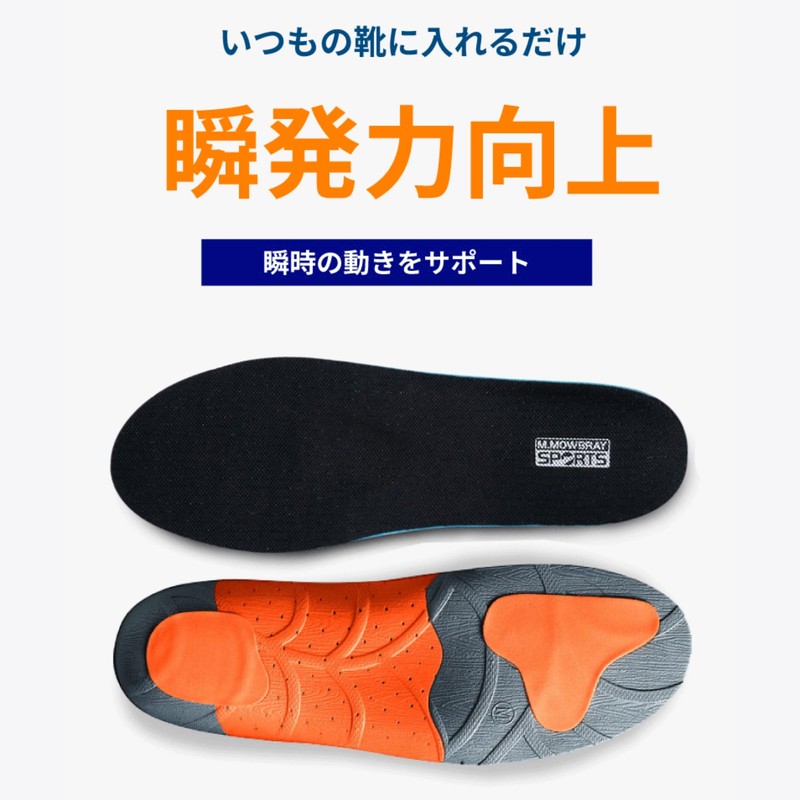 Mowbray Sports Insoles for Soccer, Basketball, Table Tennis, Quick Switching,