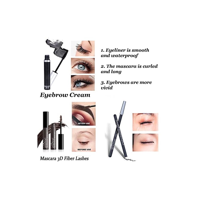 Kit Maquillaje Mujer Set Cosmético Completo Todo Uno Paquete Inicio