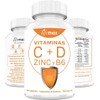 LIFEMAX Vitamina C, Vitamina D, Zinc y Vitamina B6 | Suplemento Premium en Cápsulas Veganas
