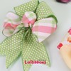 LaRibbons Floral Ribbon Wired 6 Rolls 2.5 Inch x 36