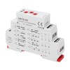 Multifunctional Time Relay LED Indicator Rail Mounting Flame Retardant Delay