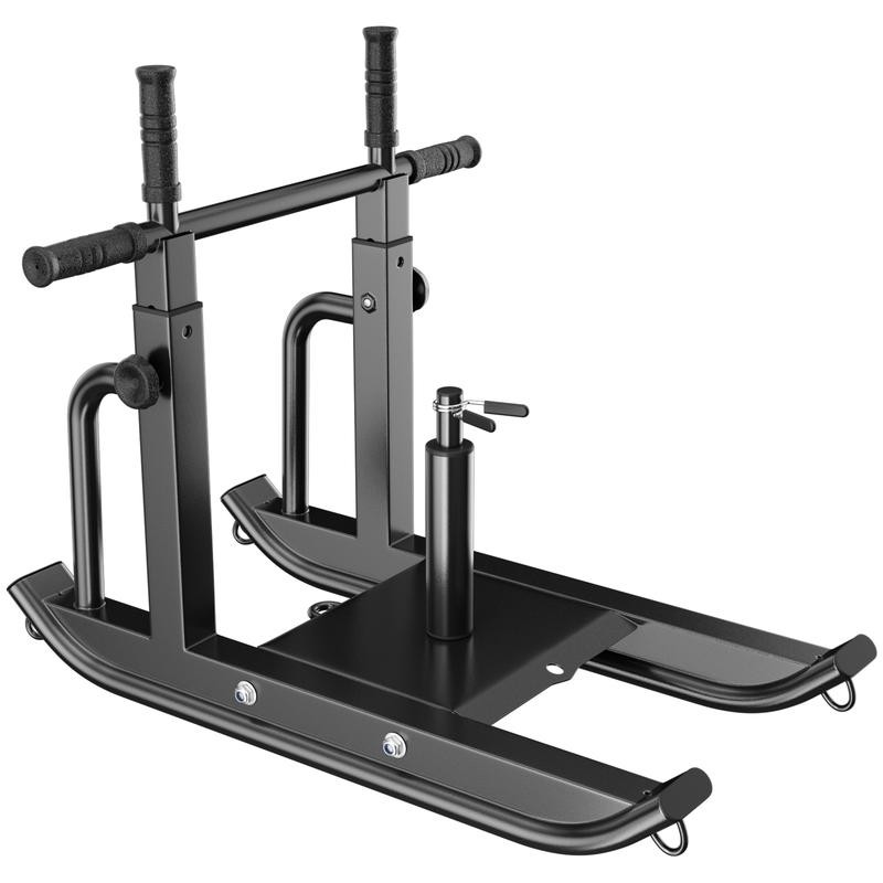 Weight Sled Adjustable Height - Weight Training Pull Sled Gym