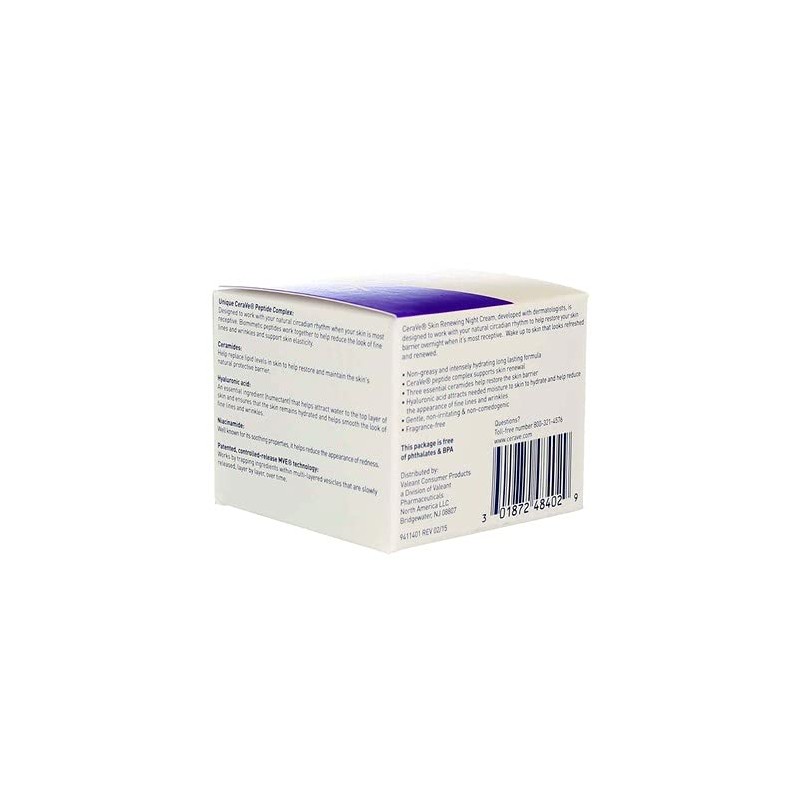 Cerave Crema Noche Renovada Onzas