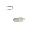 HomeAmore 12 Tilt Rod Louvers Staples + 12 Spring Loaded