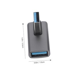 DOITOOL 2pcs USB Adapter Right Angle USB a Male to Female Converter for Efficient Device Connections Compact Design for Space Saving for Laptops and Chargers