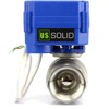 U.S. Solid 1 Inch Motorised Ball Valve, Stainless Steel, 220