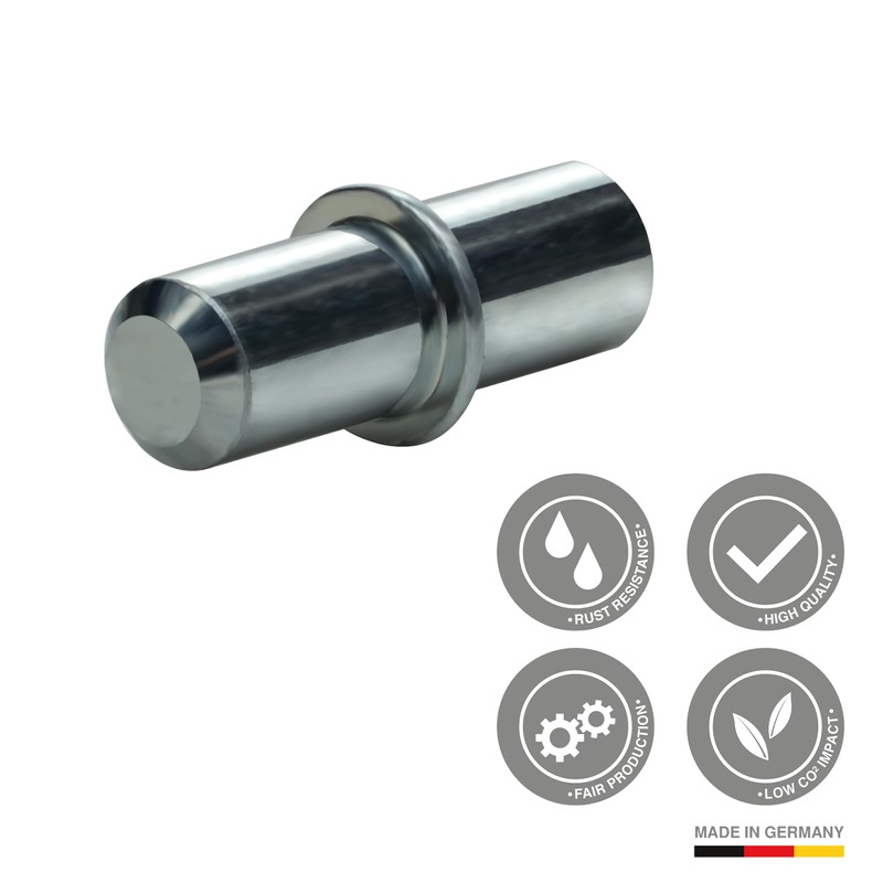 40 x Shelf Support Diameter 5 mm Made in Germany