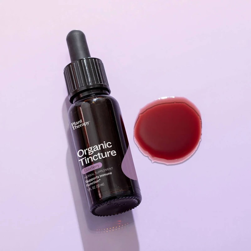 Plant Therapy Organic Herbal Tincture - Elderberry, 30ml
