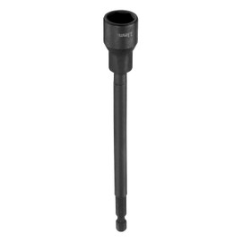 sourcing map Hex Nut Driver Drill Bit 13mm Metric 6-Point Socket 1/4" Hex Shank Magnetic Setter CR-V Steel Bolt Sockets for Power Drills Impact Drivers, 5.91" (150mm) Long
