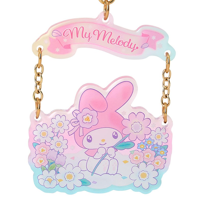 Sanrio 561509 Acrylic Key Holder (Everyone is the Protagonist! Exciting