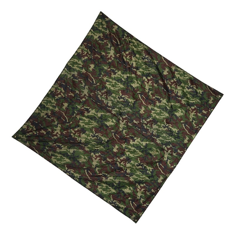 Camouflage Outdoor Portable Lightweight Rainproof Mat RainTent Tarp Shelter (3*2.9m)