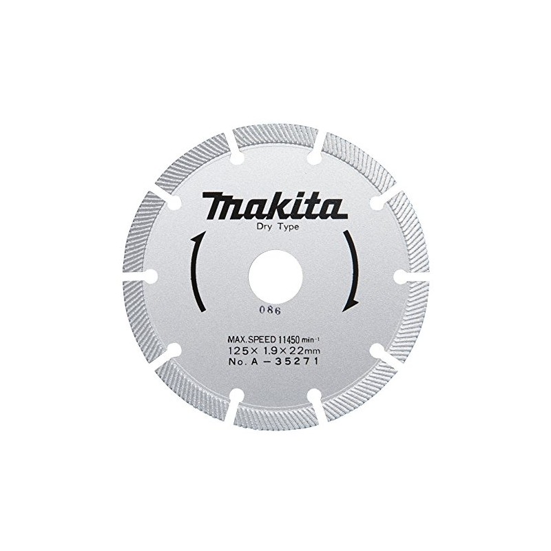 Makita A-35271 Diamond Wheel, Outer Diameter 4.9 inches (125 mm),