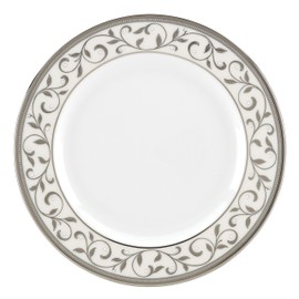 Lenox Opal Innocence Silver Bread, Butter Plate, Metallic
