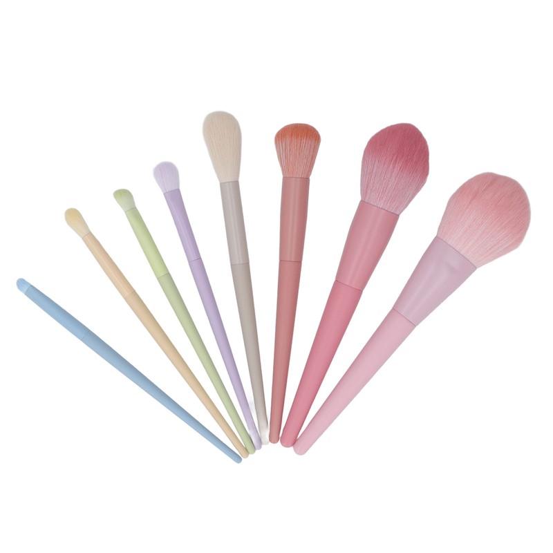 8pcs Makeup Brush Set Ergonomic Powder Eyeliner Eyeshadow Concealers Brushes