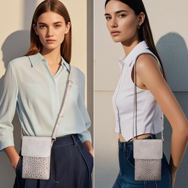 APHISON Small Crossbody Bags for Women Trendy, Leather Crossbody Phone Purses Handbags with Adjustable Strap