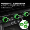 SENSHINE SENSHINE Air Conditioning Control, Vent Knob Cover for Honda