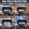 StarknightMT RZR Pro XP Soft Rear Windshield Compatible with 2020-2025