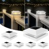 T-SUN Bright Solar Post Cap Lights 6 Pack – Outdoor