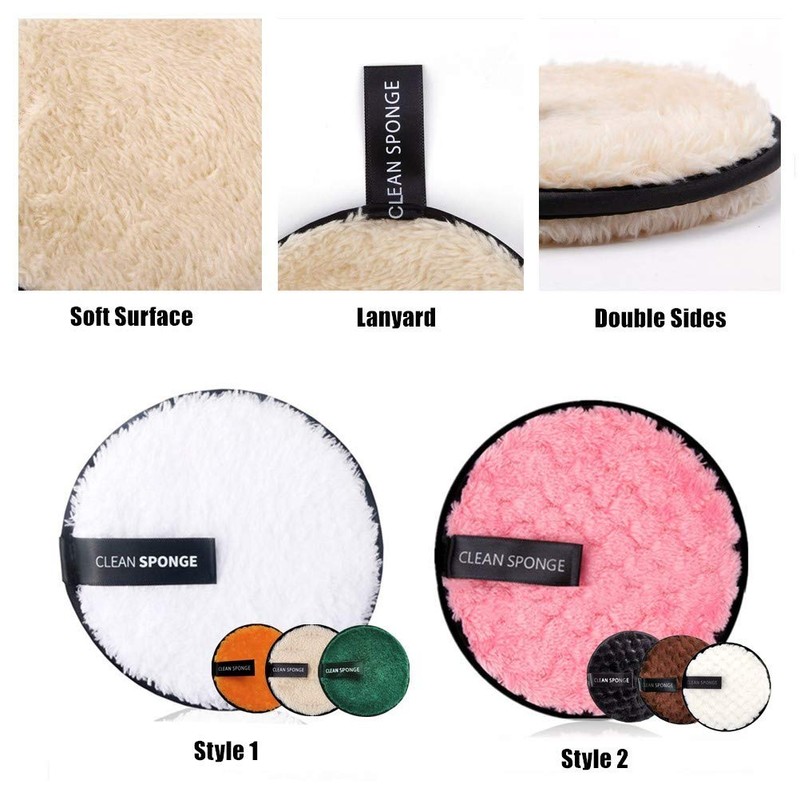 Reusable Make Up Remover Pads, Washable Eco-Friendly Cotton Face Wipes