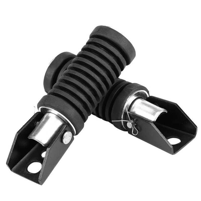 Tbest Motorcycle Foot Pegs GN 250 Black Rubber Rear For