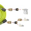 POHIR Pressure Washer Hose 100ft with 1/4 Quick Connect Fittings,