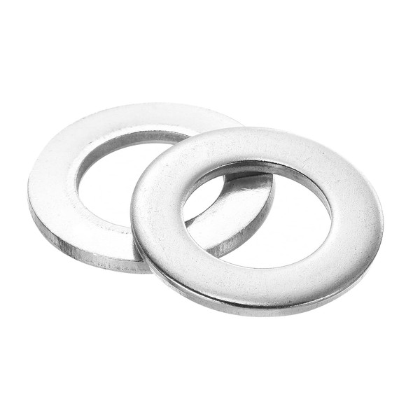 sourcing map 20Pcs M20 Flat Washer, 304 Stainless Steel 21mm