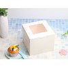PQZKLDP 12Packs 6x6x5 Inch Bento Cake Box - 6 inch