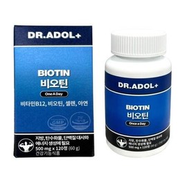 Dr.Adol B Balamin Biotin Vitamin B12 Selenium Zinc Nutrients 500mg x 120 Tablets Dr.Adol / 닥터아돌 B발라민 비오틴 비타민B12 셀렌 아연 영양제 500mg x 120정 Dr.Adol