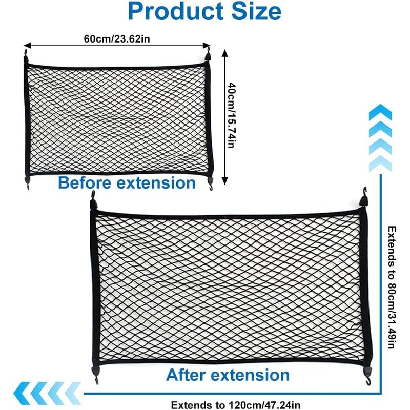 Luggage Net Car Luggage Net Motorhome Boot Net 60 x