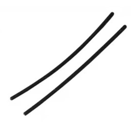 HeCheng Replacement Anti-Slip Rubber Silicon Temple Ear Socks for Eye Glasses Sunglasses Frames HTS013 (Black - 2 Pairs)