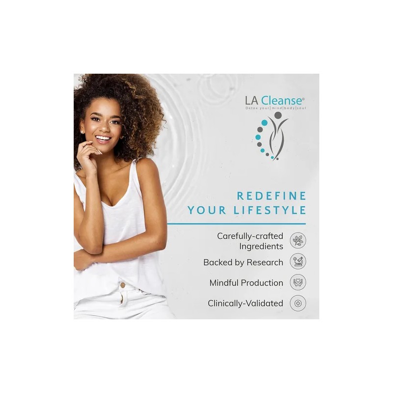La Cleanse Detox Limpieza Intestinal 15 Días 30 Cápsulas