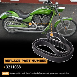 Drive Belt Compatible with Victory Motorcycle Kingpin Vegas Touring Cruiser 2002-2006 Replace for 3211088