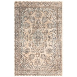 Keen Home Design 2x3 Rug - Machine Washable Entry Rug with Non-Slip Backing, Ideal for Enteryway, Kitchen, Bathroom, Laundry Room - Vintage, Easy Clean, Durable, Low Pile Rug - (2' x 3')