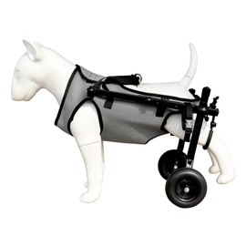 LAROTSUBA Dog Wheelchair for Back Legs,Dog Wheelchair Cart,Pet Wheelchair,Dog Leg Brace and Hip Support,Adjustable Dog Wheelchairs for Disabled Hind Legs,Gray XS