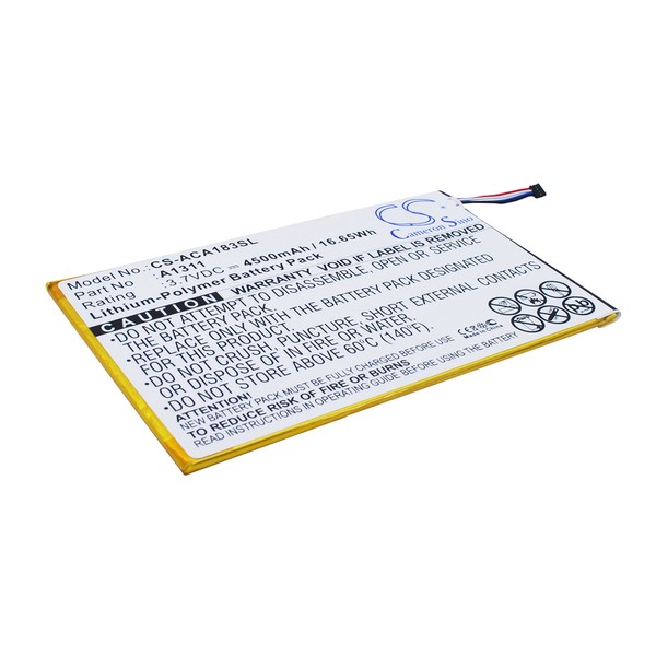 Replacement Battery for ACER A1-830 Iconia Tab 8 Part NO ACER A1311 KT.0010M.004