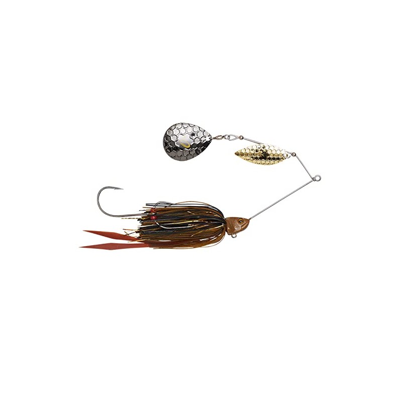 Savage Gear Da Bush Spinner Bait, Colour: Motor Oil, Size/Weight: