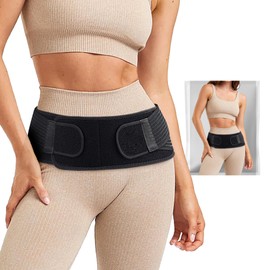 BraceBull Back Brace for Lower Back Pain Women, Sacroiliac Hip Belt, Si Joint Belt for Women and Men, Suitable for Sciatica, Pelvic, Lower Backache and Sacroiliac Joint Pain, Small