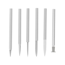 Briny River 6pcs 3mm Shank Wood Carving Drill Bit Set Compatible with D-remel Rotary Tool Engraving Drill Bit Accessories