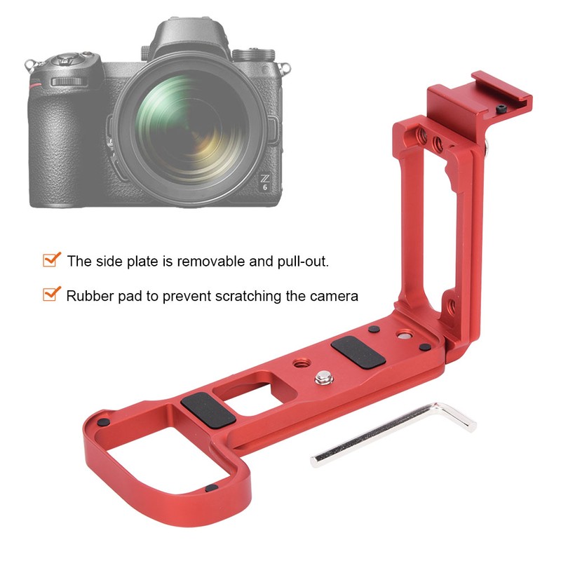 Aluminum Alloy Quick Release L Plate Bracket Stretchable Holder Hand
