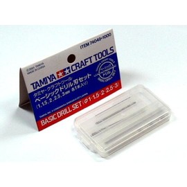 Tamiya Model Craft Tools Basic Drill Set (5pcs) 74049